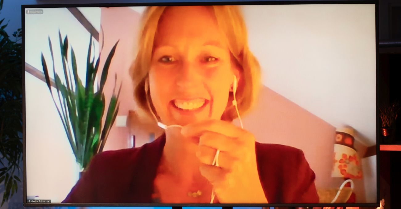 Maaike Schuurman hoort dat haar project de impactprijs wint