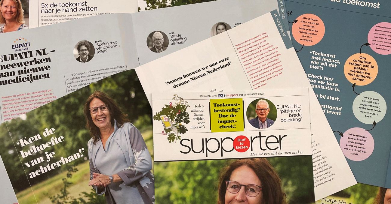 cover magazine supporter nummer 12, september 2022